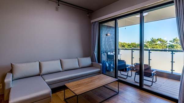 ドッグフレンドリールーム(102)◆1LDK◆半露天風呂付